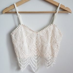 White lace top - FREE WITH PURCHASE OF ANOTHER ITEM